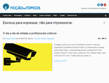 Tablet Screenshot of ficcao.emtopicos.com